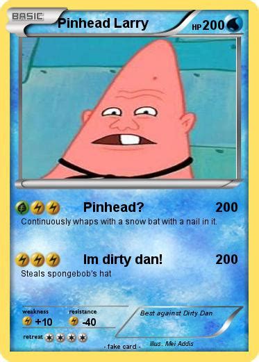 Pokémon Pinhead Larry 54 54 Pinhead My Pokemon Card