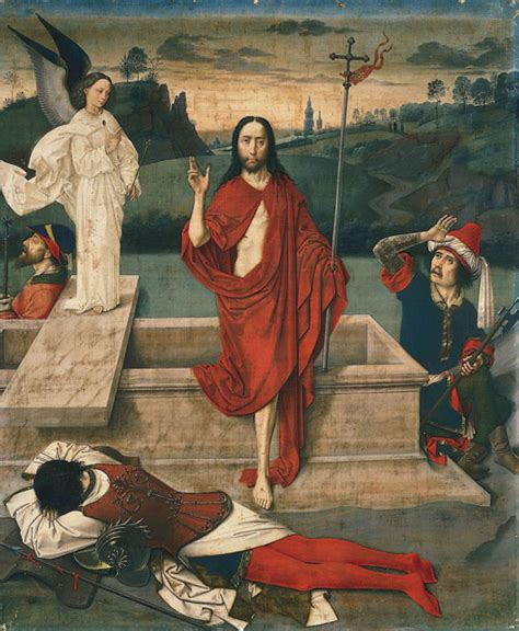 La Résurrection Par Dierik Bouts Primitif Flamand Né En 1415 Mort En 1475 à Louvain