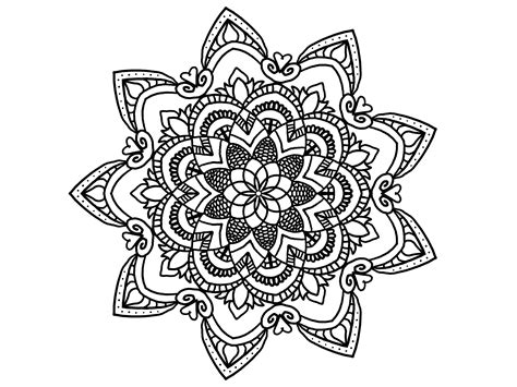 Diseños de Mandala descargables e impresiones para colorear Etsy España