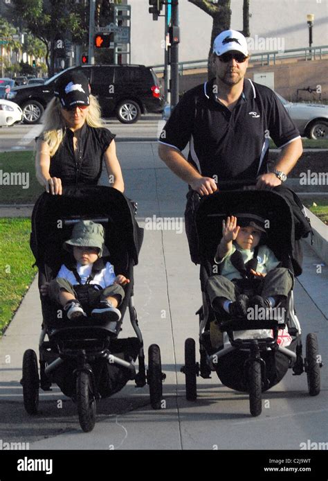 russell crowe and his wife danielle spencer take their two sons charles charlie spencer crowe