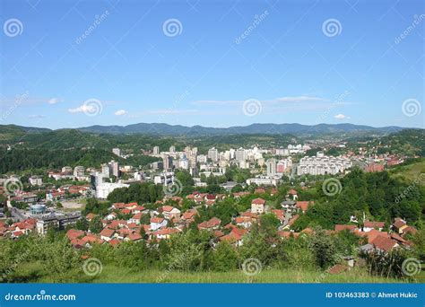 Tuzla Panoramic View Stock Image Image Of Bosnia Panoramic 103463383
