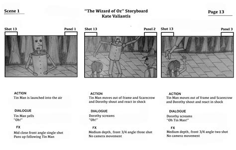 Wizard Of Oz Haunted Forest Scene Storyboard On Behance