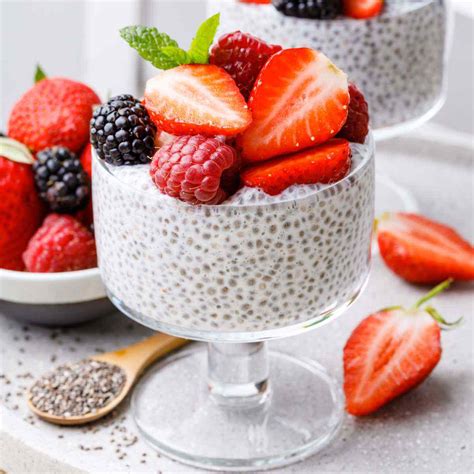 Easy 3 Ingredient Chia Seed Pudding With Almond Milk Healthy Substitute