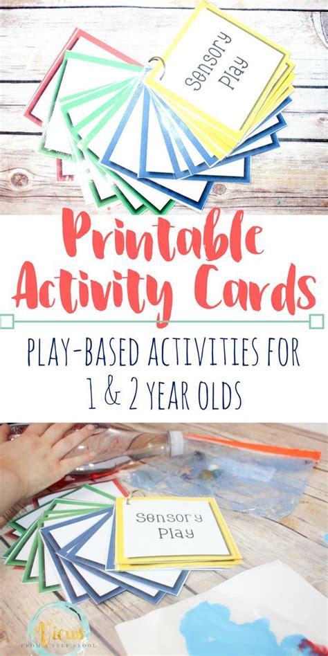 Printable Activity Cards For Toddlers Activity Cards Printable