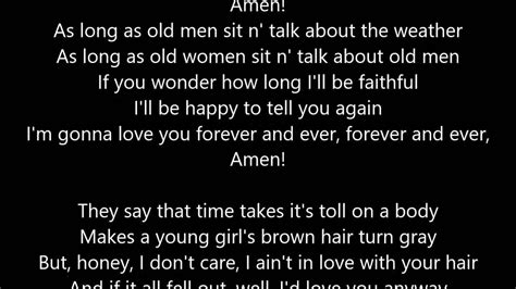 Randy Travis Forever And Ever Amen Lyrics Scrolling Amen Lyrics