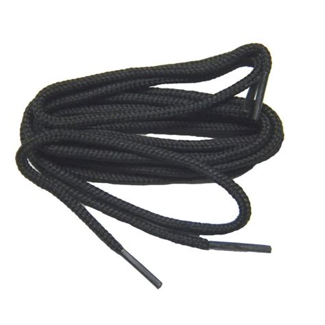 36 Inch 91 cm Coal Black proGOLFER™ Casual Oxford 2mm round shoelaces ...