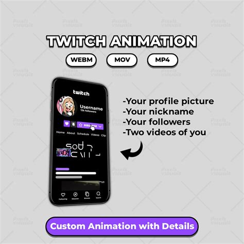 Custom Animated Twitch Subscribe Button Overlay With New Etsy Uk