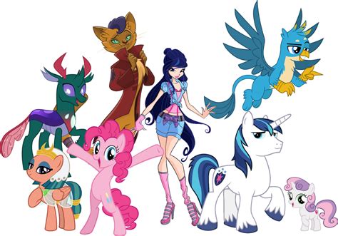 Winx Club And Mlp Musas Group By Dominickdr98 On Deviantart