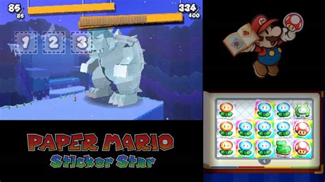 Let S Play Paper Mario Sticker Star Part 27 Ice Ice Bowser Youtube