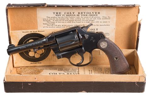 Colt Police Positive Special Revolver 32 20 Wcf Rock Island Auction