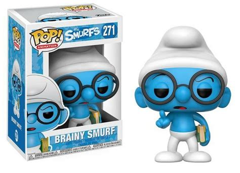 Funko Pop Animation The Smurfs Brainy Smurf Vinyl Figure 271