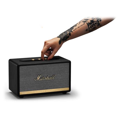 Acton ii may be compact, but its sound is nothing short of large. Marshall - Acton II - Voice Google - Black - Bluetooth ...
