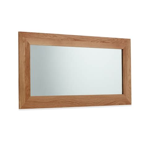 Cosmopolitan Wall Mirror In Solid Oak 1200mm X 600mm
