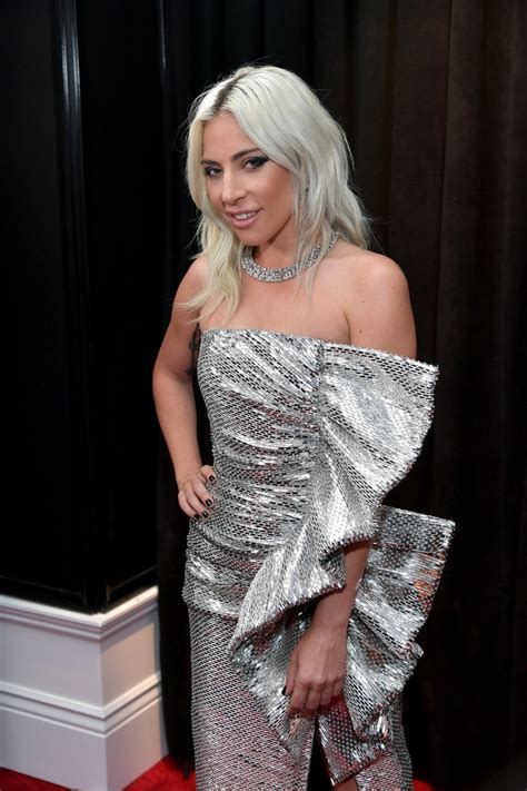 Lady Gaga Stuns In Silver Statement Gown At The 2019