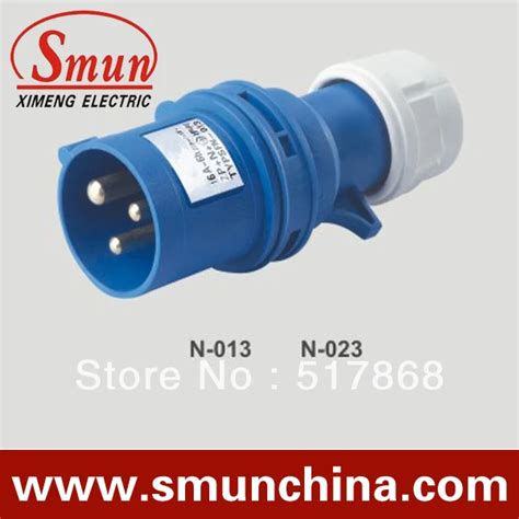 N 023 32a 220 250v 2pe 3pin Industrial Plug With Ce Rohs 1 Year