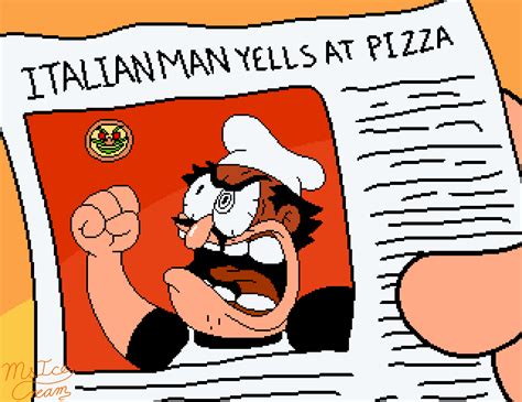 Angry Man Yells At Pizza Pizza Tower Know Your Meme