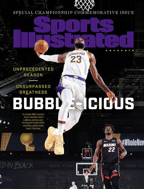 Bubble Icious Los Angeles Lakers Nba Championship Sports Illustrated