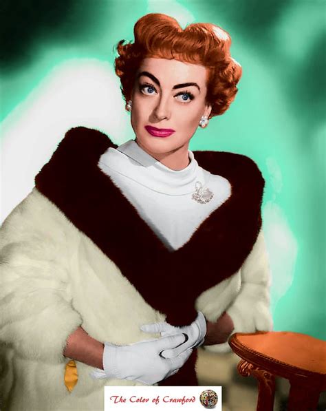 Joan Crawford 1955 Publicity Still For The Film Queen Bee