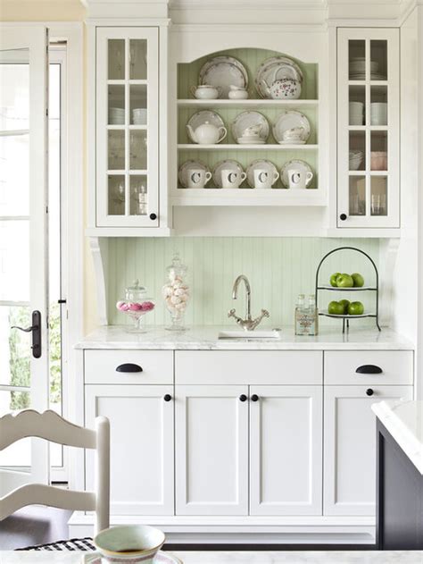 Soft close hinges & slides standard. Black Hardware White Cabinets | Houzz