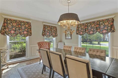 Simple And Classic Dining Room Window Treatments Dining Room Window
