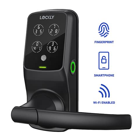 Lockly Secure Pro Smart Lock Wi Fi Retrofit Door Handle With