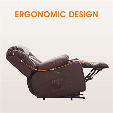 easeland large leather lift recliner for elderly and pregnancy okin motor power lift recliner
