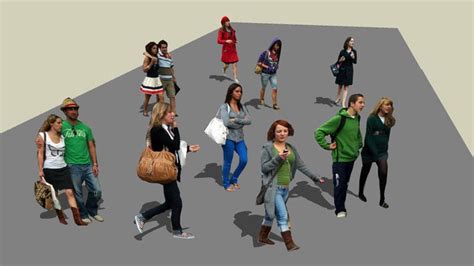 Sketchup Components 3d Warehouse People In The Street