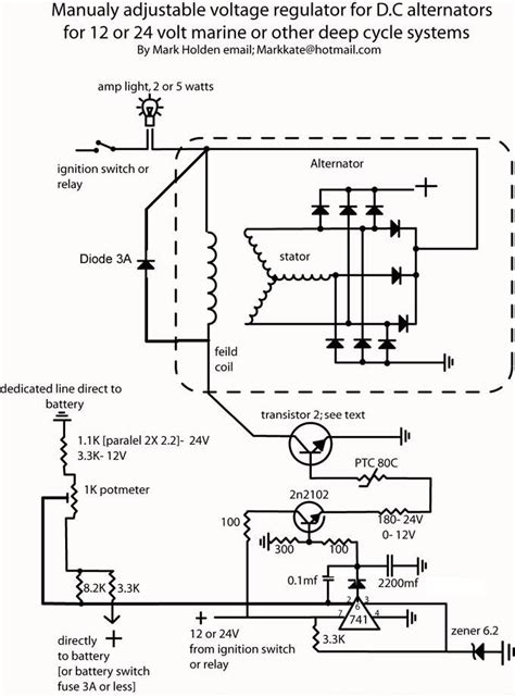 Car Alternator Voltage Regulator Wiring Diagram