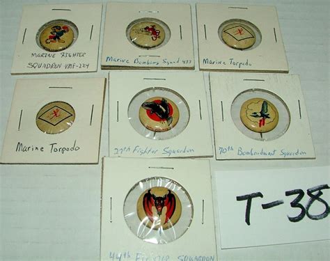 1940s Kelloggs Comic Strip Characters Pep Pins And Buttons Lot W 9 Pins