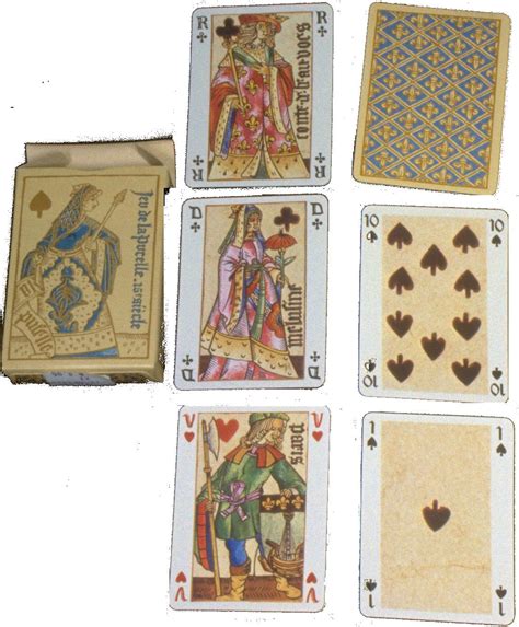 French Vintage Playing Card Deck Playing Cards French Inventions