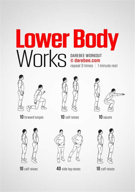 Lower Body Works Bodybuilding Workouts Lower Body Workout Workout