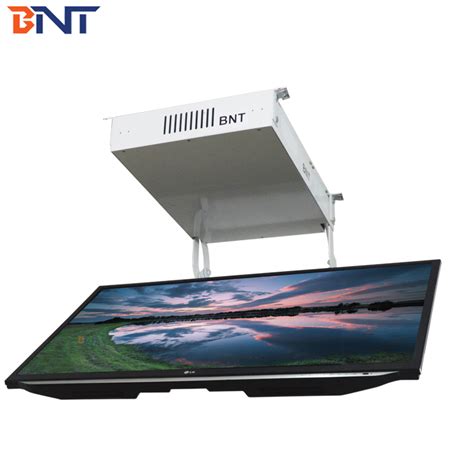 1)led hidden tv ceiling lift hidding lifting tv function for false ceiling. Bnt 75 Inch Ceiling Hidden Tv Mount Brackets Automatic ...