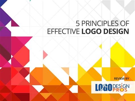 5 Principles Of A Good Logo Design