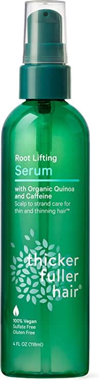 Thicker Fuller Hair Root Lifting Serum With Organic Quinoa And Caffeine