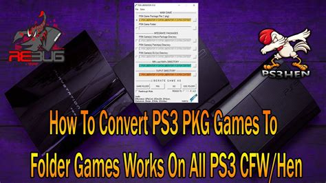 How To Convert Ps3 Pkg Games To Folder Games Works On All Ps3 Cfwhen