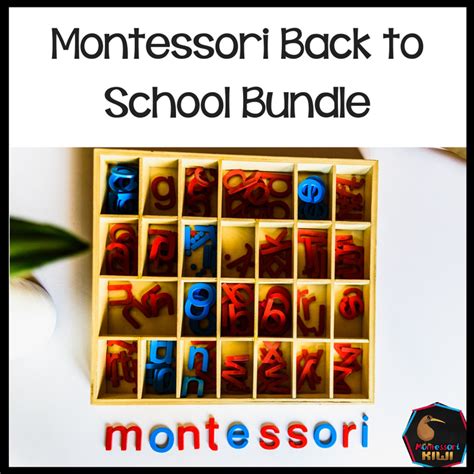 Montessori Elementary Back To School Bundle Shop Montessori Resources