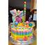Rainbow Unicorn Cake For My Brothers Fiancees Birthday Lemon 