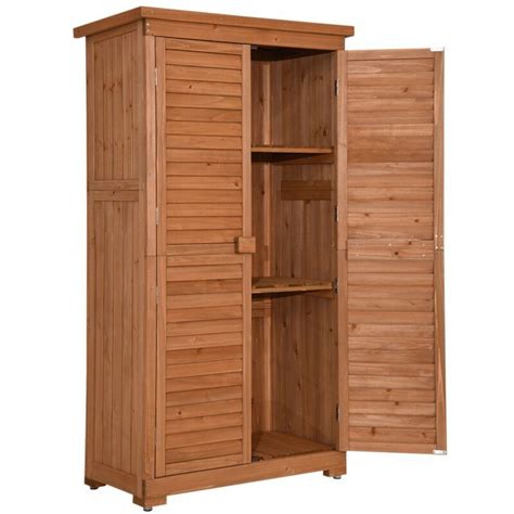 Garden 3 Ft W X 2 Ft D Solid Wood Lean To Storage Shed