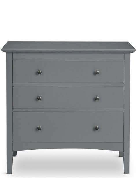 Hastings Dark Grey 3 Drawer Chest Mands 3 Drawer Chest Chest Of