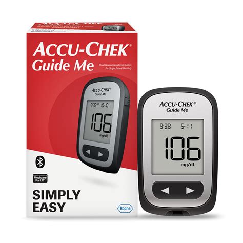 Buy Accu Chek Guide Me Es Meter For Ic Blood Glucose Monitoring Meter