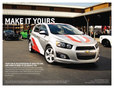 2013 Chevrolet Sonic Brochure