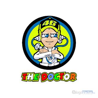 Maverick vinales 12 logo vector cdr seni stiker wallpaper. Valentino Rossi The Doctor Logo vector (.cdr)