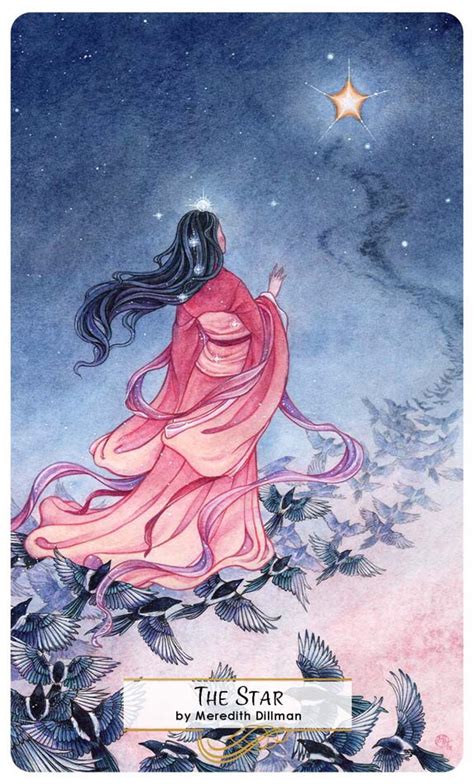 Featured Card Of The Day The Star 78 Tarot Mythical Tarot By Cecelia