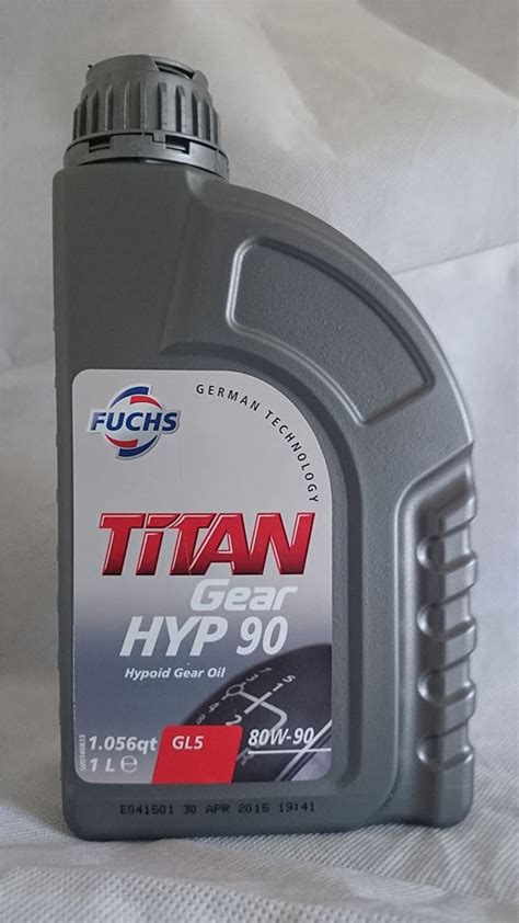Fuchs Titan Gear Hyp 90 Hypoid Gear Oil 80w 90 1 Litre Uk