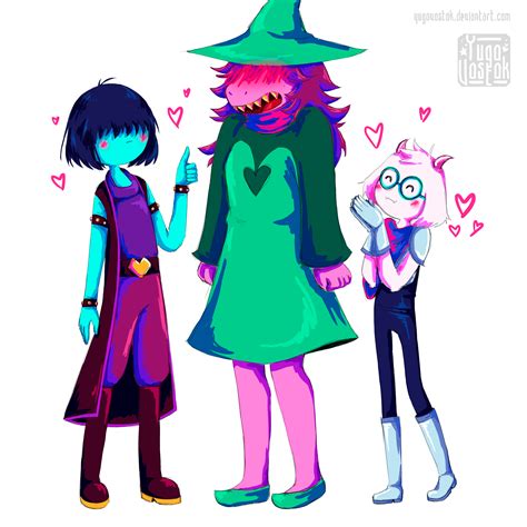 Main Characters 3 Deltarune By Yugovostok On Deviantart