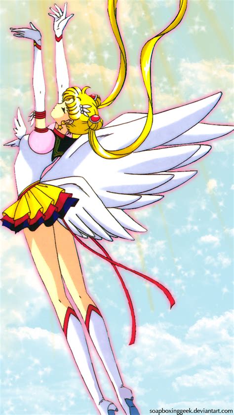 Flying Upon Angels Wings Mobile Wallpaper By Soapboxinggeek Sailor