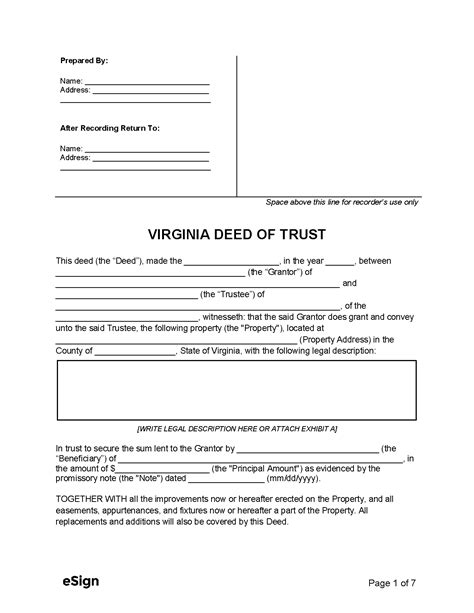 Fairfax Virginia Deed Of Gift From An Individual To A - vrogue.co