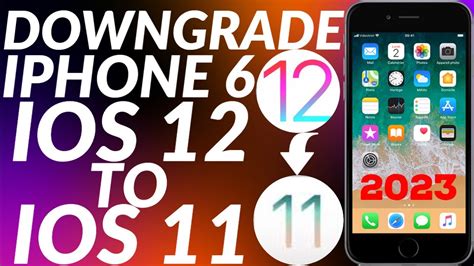 How To Downgrade Iphone 6 Ios 12 To 11 Iphone 6 Downgrade To Ios 11