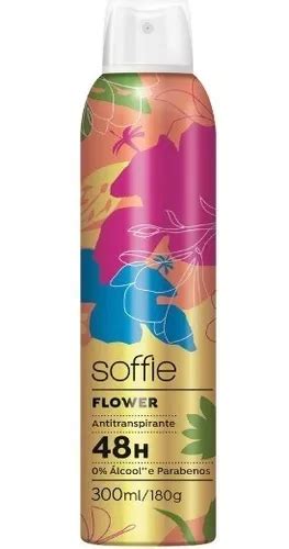 desodorante antitranspirante soffie flower 300ml parcelamento sem juros