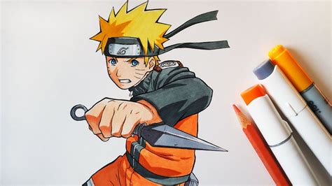 How To Draw Naruto Uzumaki Step By Step Tutorial Naruto Shippuden